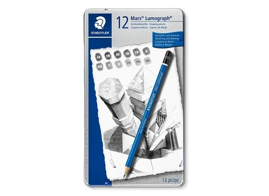 Staedtler Mars Lumograph, Pack Of 12